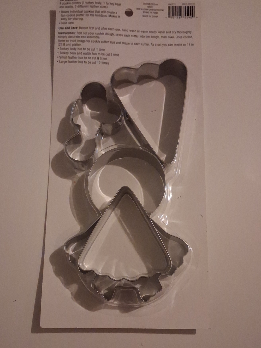 Celebrate It Stainless Steel Cookie Cutter Set - Silver